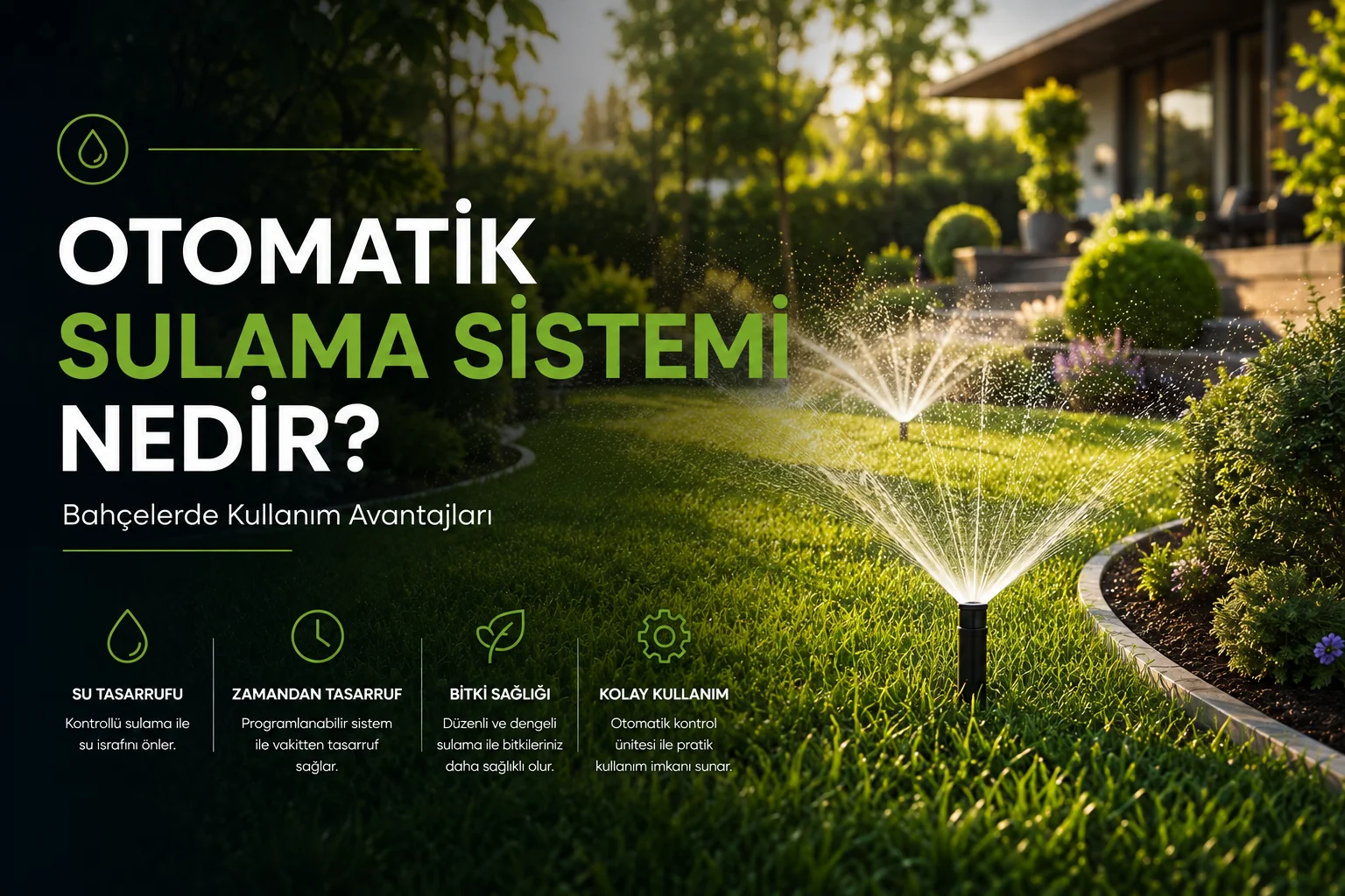 Otomatik Sulama Sistemi Nedir? Bahçelerde Kullanım Avantajları